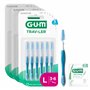 GUM TRAV-LER brossettes interdentaires | nettoyage en profondeur entre les dents | manche pliable | élimination de la plaque den