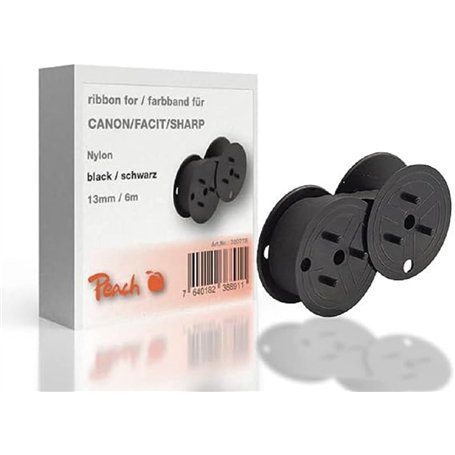 Peach Ruban encreur de rechange Canon/Facit/Sharp