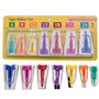 Biais en tissu multifonctionnel - 7 tailles - Kit de fabrication de ruban biais 6/9/12/15/18/21/25 mm - Accessoires de couture p