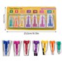 Biais en tissu multifonctionnel - 7 tailles - Kit de fabrication de ruban biais 6/9/12/15/18/21/25 mm - Accessoires de couture p