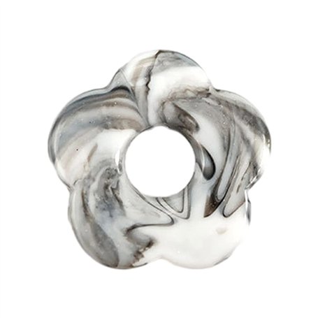 DIIOOMIEEU Pendentifs en résine teintée avec cinq fleurs creuses - Accessoires de bijoux pour boucles d'oreilles