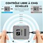 erots rf] Câble USB Rétractable 1.2m/30cm, 3-en-1 Multifonction Chargeur Rapide 3A/100W - Charge Rapide Simultanée pour Appareil