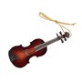 Décoration pour instrument de musique miniature résine écologique excellente facture délicat violon miniature ornement à suspend