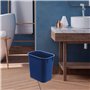 Acrimet Corbeille, Poubelle de bureau, 3,25 gallons / 13 quarts / 12 litres (en plastique) (couleur bleue) (lot de 4)