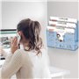 Acrimet Horizontal Trieur Organisateur de Document A4 (Plastique) (Couleur Bleu Transparent)