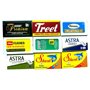 Lot de 60 lames de rasoir Astra-Derby-Treet-Shark-Pers0nna-Shark