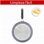 Lagostina Tempra Mineral Poêle antiadhésive en acier et aluminium avec revêtement minéral+ Ø 30 cm, poignée en silicone, effet p
