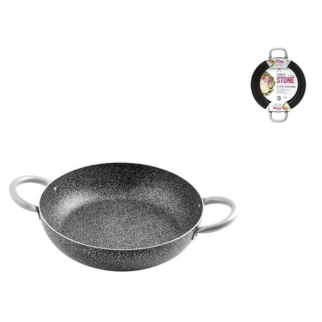 Home Family Stone Sauteuse Antiadhérente avec 2 Poignées