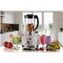 Ariete 1782 Gourmet Pro Moderna Robot de cuisine, hachoir 3 l, mixeur 2 l, 2 vitesses + Pulse, set de couteaux + disque en acier