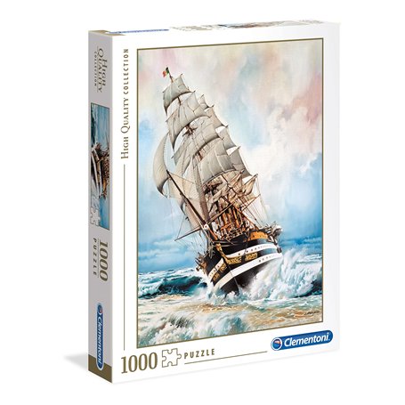 Clementoni - 39415 - Puzzle - 1000 Pièces - Amerigo Vespusci - Jeu de Création et Logique pour Enfants - à Partir de 14 Ans et p