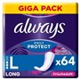 Always Daily Protect Lot de 64 protège-slips longs avec parfum frais