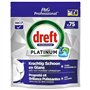 Dreft Platinum All In One Lot de 75 tablettes pour lave-vaisselle Regular