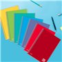 Blasetti - Lot de 6 One Color - Cahier de composition Reliure à spirale - Format A4 (22,2x29,7) - 160 pages en papier ordinaire