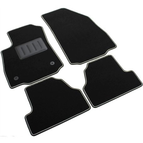 ilTappetoAuto by Fabbri3 - SPRINT03410 - Compatible avec Tapis de Voiture sur Mesure en Moquette Noire