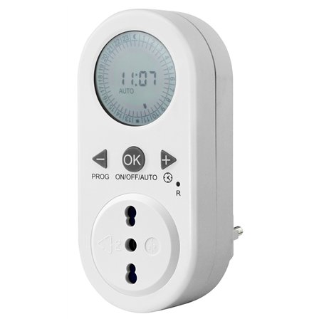 Electraline 58106 Minuterie programmateur numérique avec intervalle Programmation