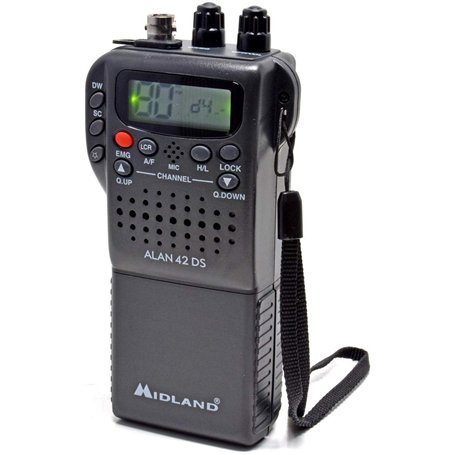 Midland - Radio CB Portable sans Licence Alan 42 DS