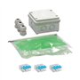 Arnocanali GI-BOX100 Kit Gel bi-composant IP68 Isolant et scellant avec boîte de dérivation 100 x 100 mm et Presse Sortie de câb