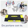 BILDER - Étape d'entraînement aérobie, stepper fitness maison et gym antidérapant, hauteur réglable, repose-pieds idéal pour amé