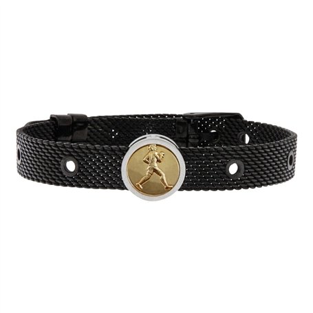 Bracelet Unisexe Runner Talent Jewels TJA-1-19-01-2-235 Noir