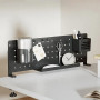 Noua Shatter Panneau perforé de Bureau en Acier et ABS avec Pince, Organisateur Vertical pour Accessoires de Jeu et de Bureau, S