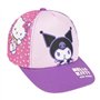 Chapeau avec visière Hello Kitty Kuromi Casquette d'été pour enfants