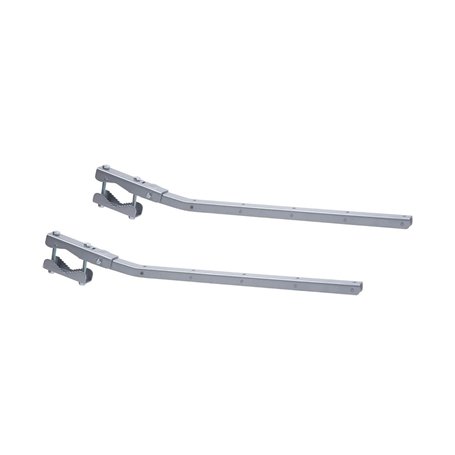 Étendoir à linge de balcon avec barres fixes pour garde-corps | Étendoir extérieur pour petits espaces | Bras résistants anti-pl