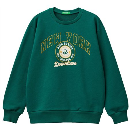 United Colors of Benetton Maillot G/C M/L 3fwyc10k6 Sweatshirt à Capuche