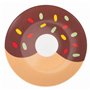 Villa d'Este Home Tivoli 1996 Lot de 6 assiettes à dessert en porcelaine, Donuts