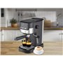 BEPER P101CAF100 Machine à café expresso Duetta, 1100W, Convient aux dosettes et au café en poudre, Machine avec bras à double s