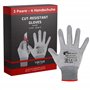 Gants Résistants aux Coupures Niveau 5 (4X43C) Taille L – Confort 3D Fit