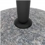 FRANKYSTAR Pierre - Base pour parasol de jardin rond Ø45 cm Pied de 25 kg pour parasols en pierre grise