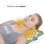MYSA Coussin Chauffant d'acupression et de thermothérapie Fourre de blé 100% Biologique pour Les douleurs cervicales