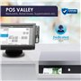 POS VALLEY Tiroir professionnel Flip-Top ouverture verticale automatique pour POS Imprimante et enregistreur de caisse, 7 billet