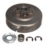 C-FUNN 3/8 7T Embrayage Tambour Pignon Kit De Support pour Stihl 029 039 Ms290 Ms310 Ms390 11256402004 Tronçonneuse