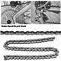 Chaîne de vélo, chaîne de dérailleur de vélo Haute résistance en Acier à 106 maillons