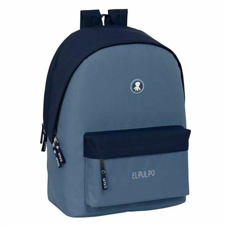 Cartable El Pulpo   Bleu Blue marine 31 x 44 x 18 cm