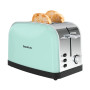 Taurus - Grille-pain Vintage II Mint 950W | 2 fentes 135x35 mm | 7 niveaux | 3 fonctions | Inox | Auto-centrage | Ramasse-miette