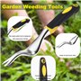 Désherbeur de jardin Outil de désherbage manuel Désherbage Profond Excavateur Herbe Pelouse Garniture Dissolvant Fourchette Extr