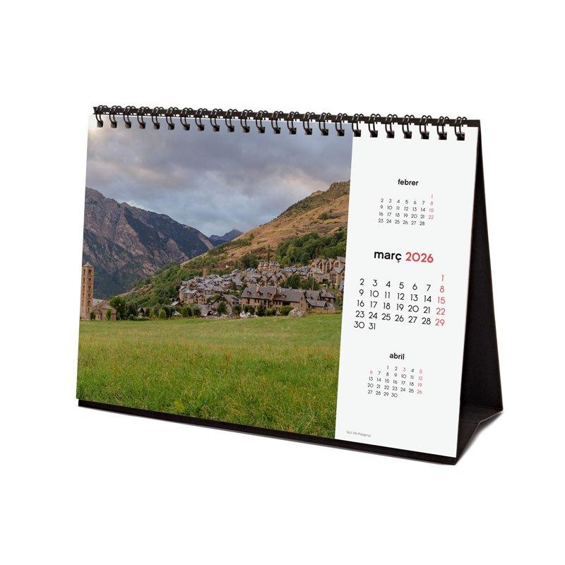 2026 Finocam - Grands Chiffres 2026 Avec Vue Janvier Calendrier Mural