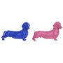 Figurine Décorative Home ESPRIT Bleu Rose Chien 37 X 16