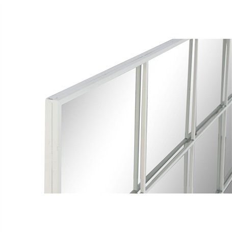 Miroir mural Home ESPRIT Blanc Fenêtre Scandi 122 x 2 x 122 cm