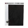 Balvi Tableau frigo Noir Couleur Noir Magnétique avec Un Stylo et Une Gomme Plastique PP 42 x 30 cm