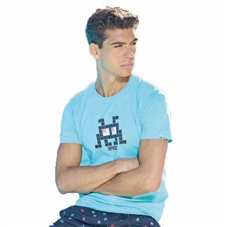 T-shirt à manches courtes homme Alphaventure Alphadventure Budai Bleu ciel