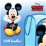 SUPERDIVER - Corbeille pliable Mickey Mouse - Licence officielle Disney - Idéale pour ranger les jouets et vêtements - 36x36x58