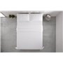Degrees Home Premium - Parure de lit 105x190 - Drap Housse 105x190 - Drap Plat 105x190-2 taies d'oreiller 80x50, Blanc