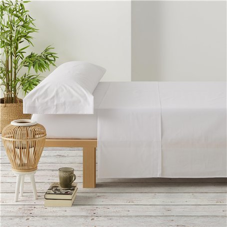 Degrees Home Premium - Parure de lit 90x190 – 3 pièces – Drap Plat 1 Personne – Drap Housse 90x190 – taie d’Oreiller 80x50 – Pol