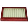 MaestroRelojero - Vitrine en Bois pour 12 Stylos | Plateau Porte Stylo | Présentoir à Stylo | en Bois Cherry