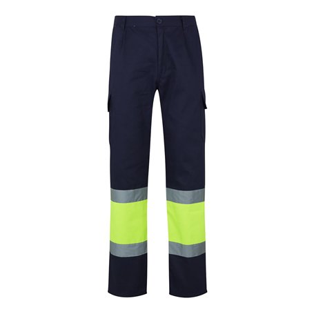 VELILLA 157 Pantalon bicolore multi-poches AV