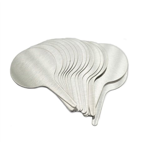 Lot de 50 étiquettes de plantes en acier inoxydable pour jardin