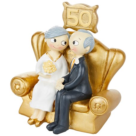 Mopec Pop & Fun – Figurine pour gâteau de Noces d'or